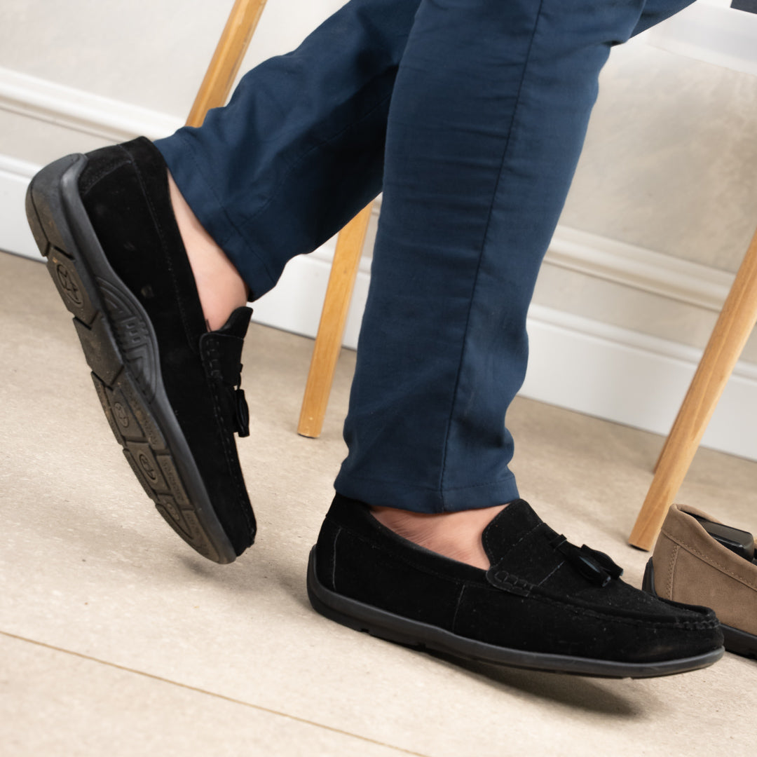 Daim Mocassin Élégance & Fashion