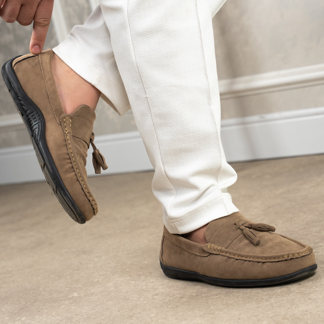 Daim Mocassin Élégance & Fashion