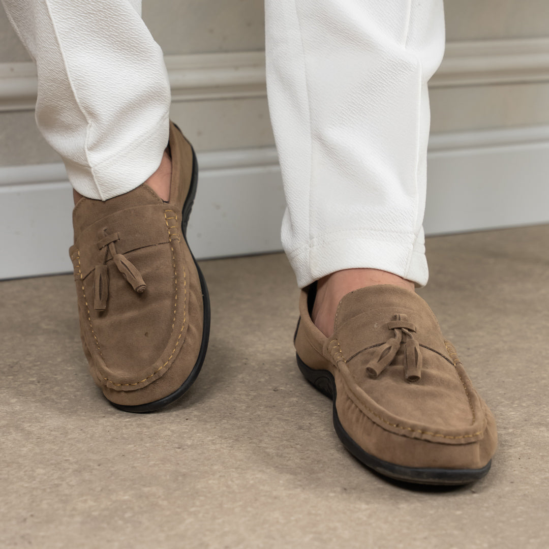 Daim Mocassin Élégance & Fashion