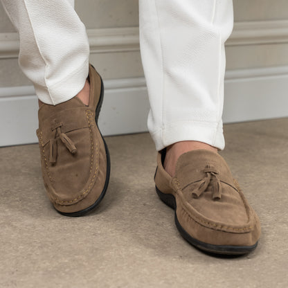 Daim Mocassin Élégance & Fashion