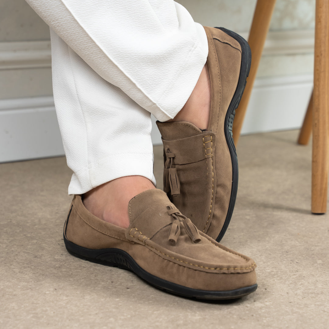 Daim Mocassin Élégance & Fashion