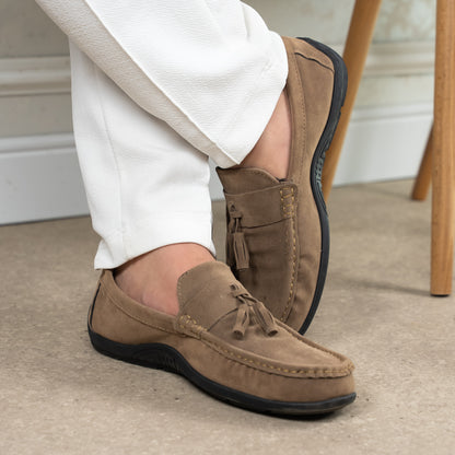 Daim Mocassin Élégance & Fashion